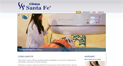 Desktop Screenshot of clinicasantafe.co.cr